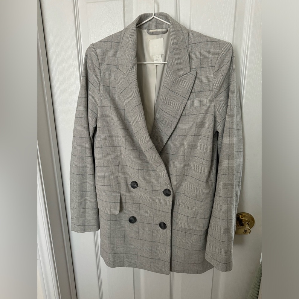 H&M Plaid Blazer